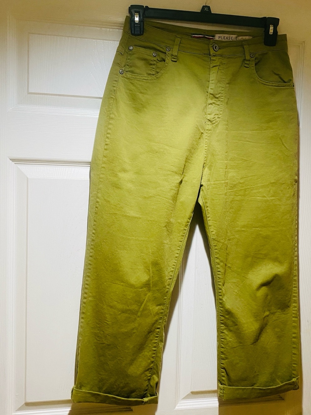 Please olive green Capri size medium